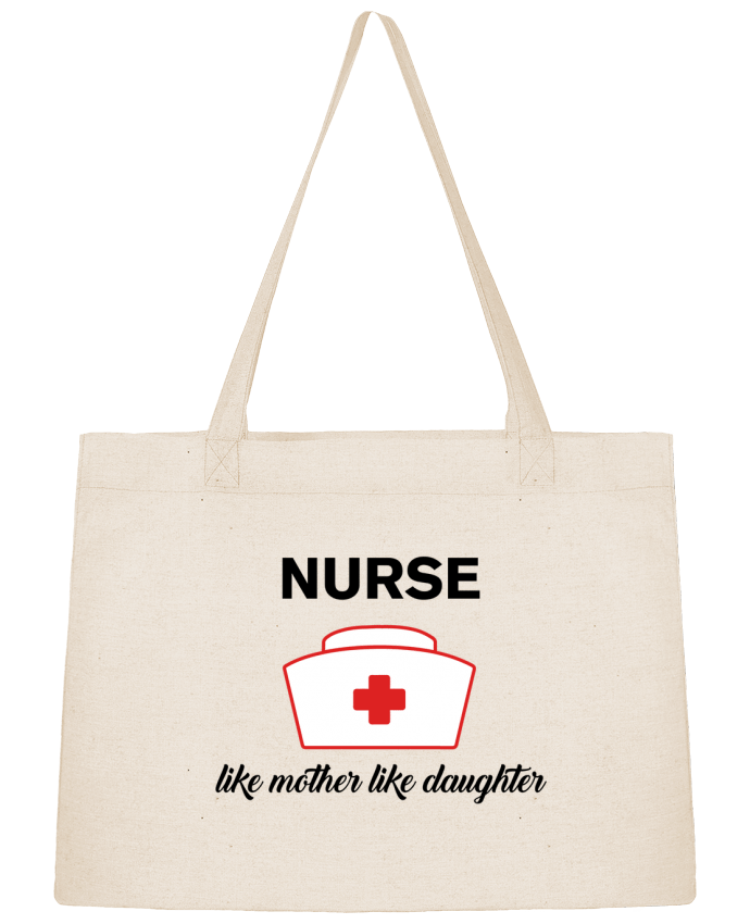 Shopping tote bag Stanley Stella Nurse like mother like daughter by tunetoo