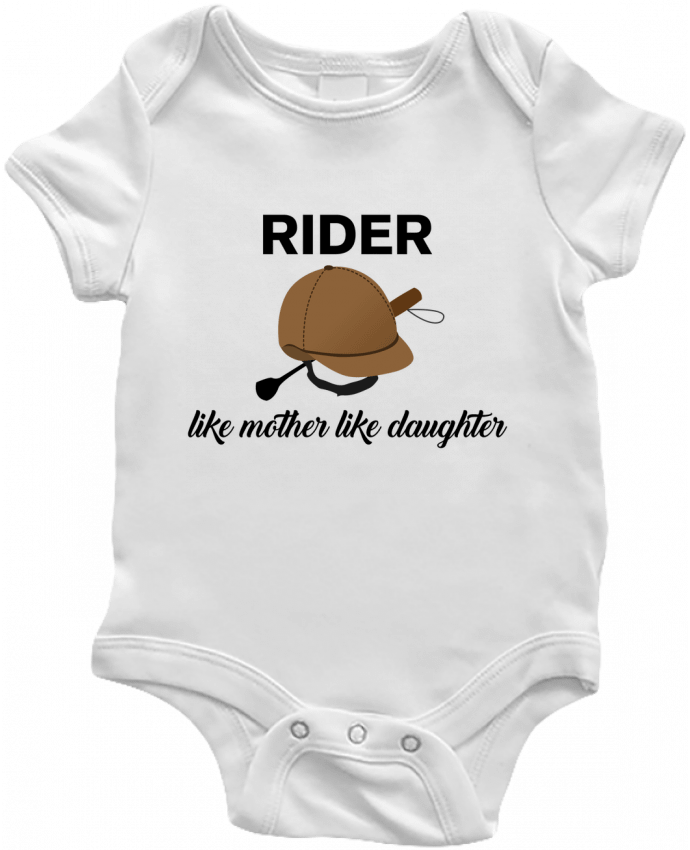 Body bébé Rider like mother like daughter par tunetoo