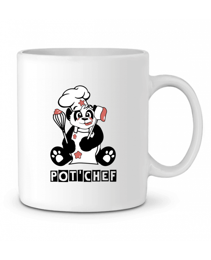 Ceramic Mug Panda Pot'Chef - Typo by CoeurDeChoux
