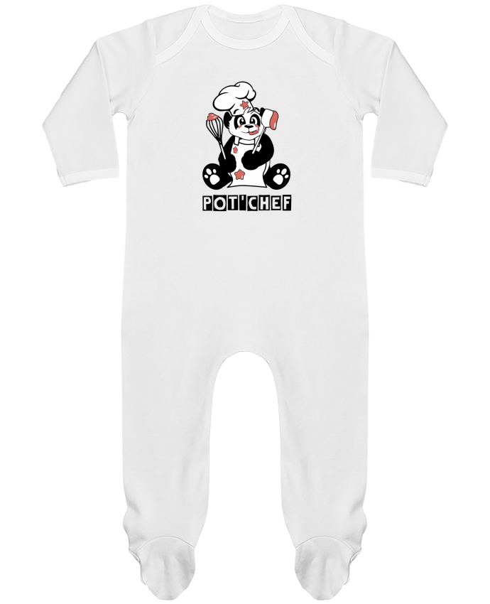 Body Pyjama Bébé Panda Pot'Chef - Typo par CoeurDeChoux