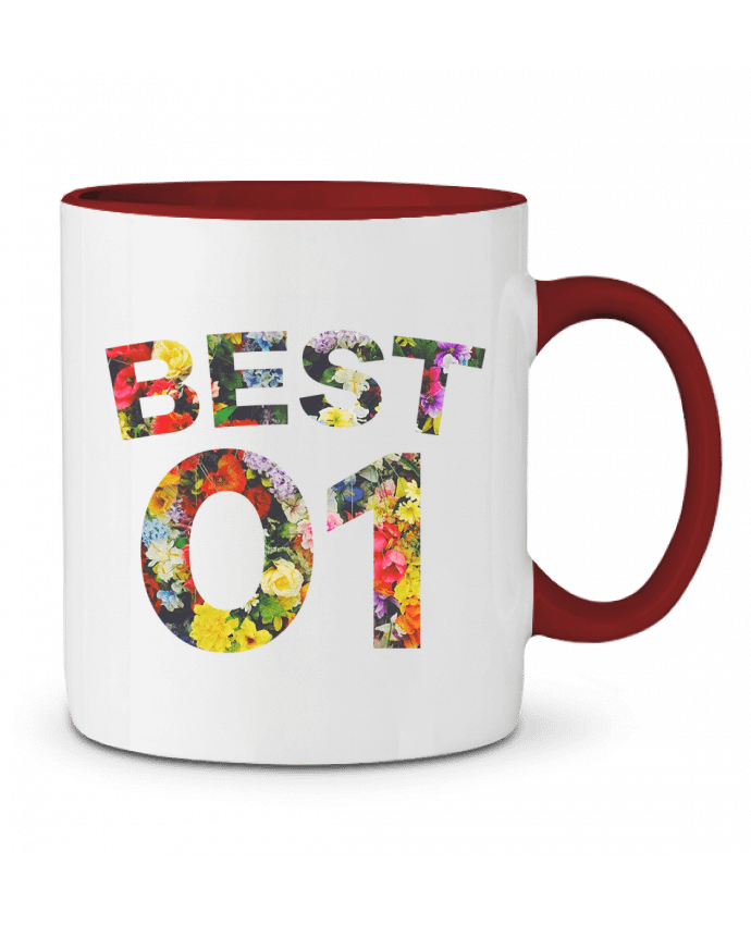 Mug bicolore BEST FRIENDS FLOWER 1 tunetoo