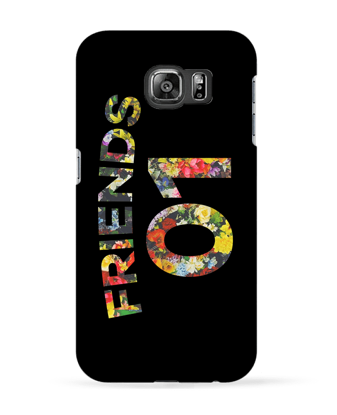 Case 3D Samsung Galaxy S6 BEST FRIENDS FLOWER 2 - tunetoo