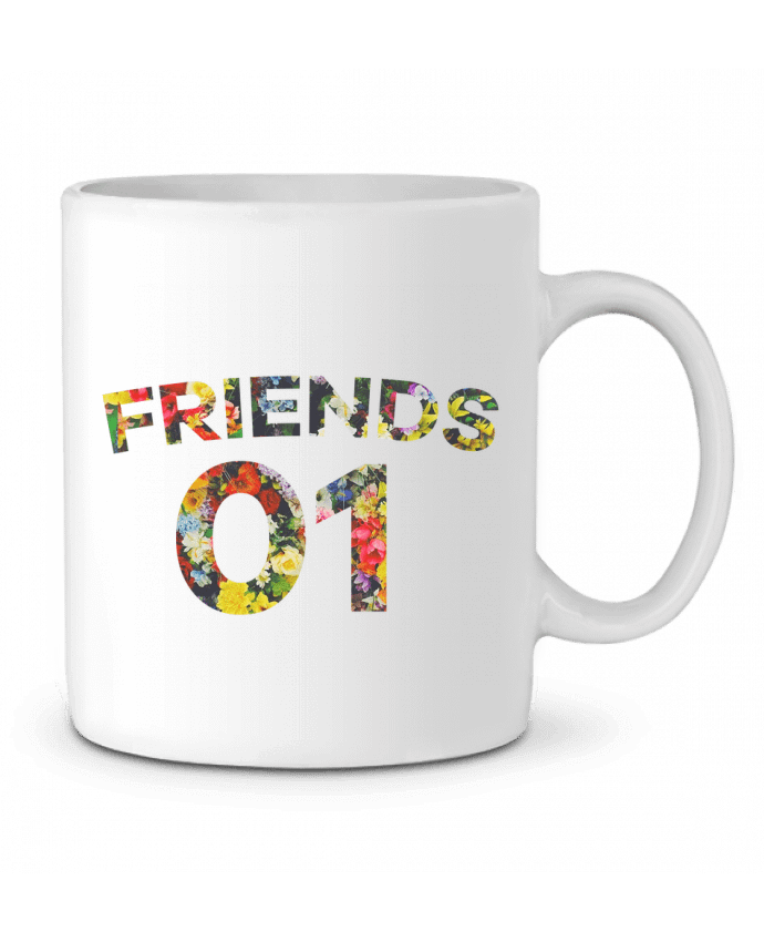 Ceramic Mug BEST FRIENDS FLOWER 2 by tunetoo