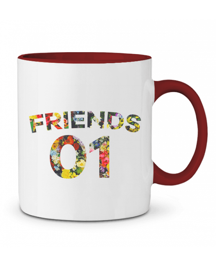 Mug bicolore BEST FRIENDS FLOWER 2 tunetoo