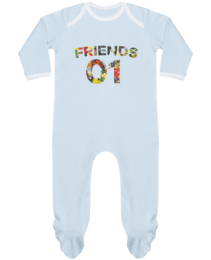 Body Pyjama Bébé BEST FRIENDS FLOWER 2 par tunetoo