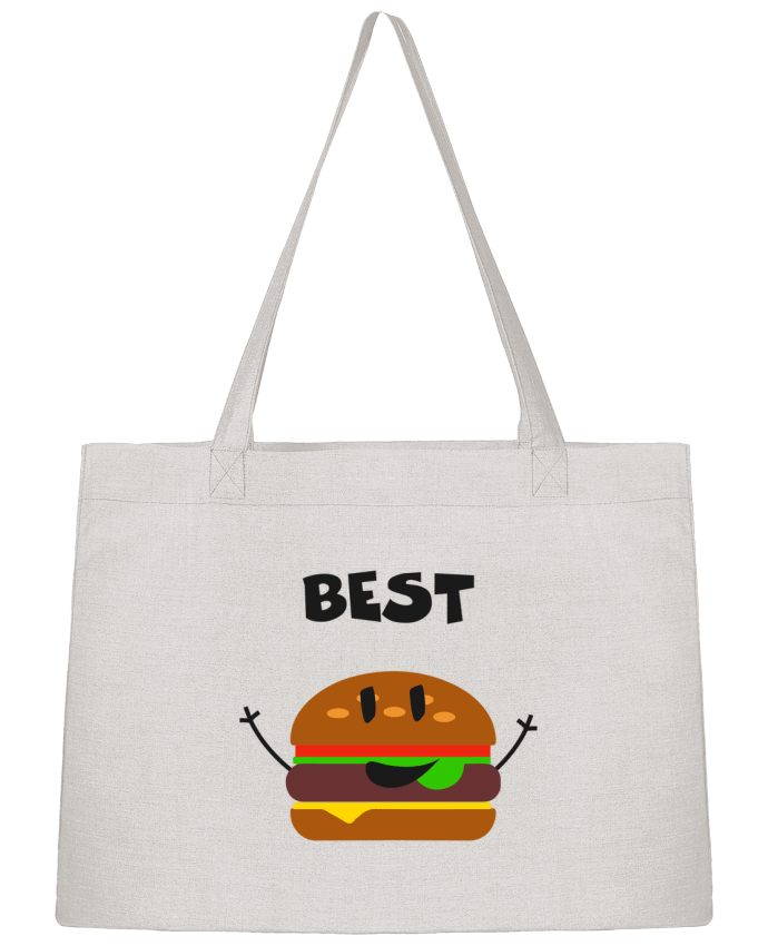 Shopping tote bag Stanley Stella BEST FRIENDS BURGER 1 by tunetoo