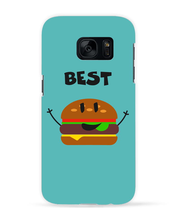 Case 3D Samsung Galaxy S7 BEST FRIENDS BURGER 1 by tunetoo