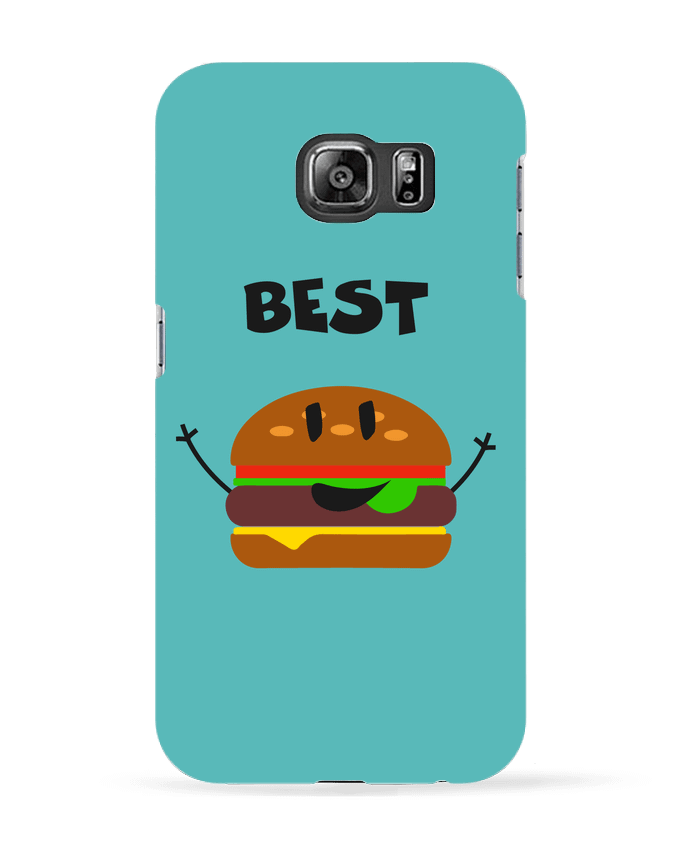 Case 3D Samsung Galaxy S6 BEST FRIENDS BURGER 1 - tunetoo