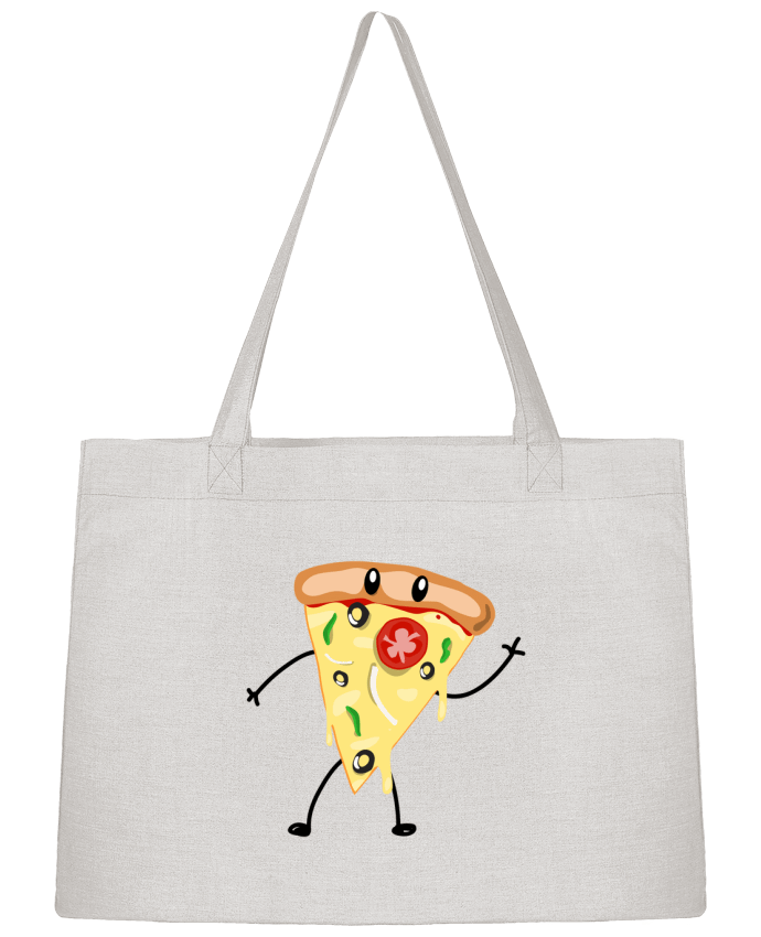 Shopping tote bag Stanley Stella Pizza guy by tunetoo