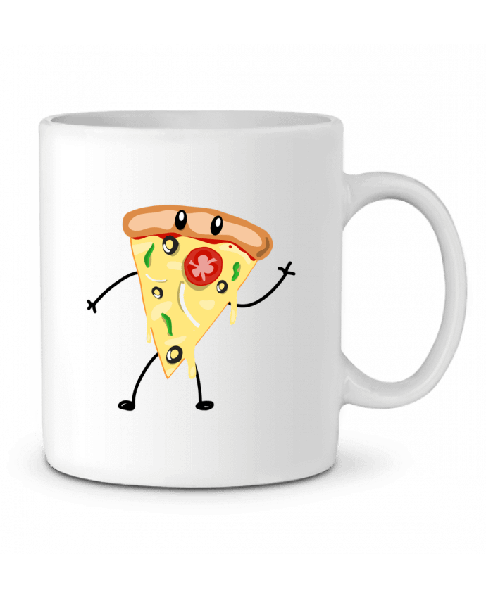 Ceramic Mug Pizza guy by tunetoo