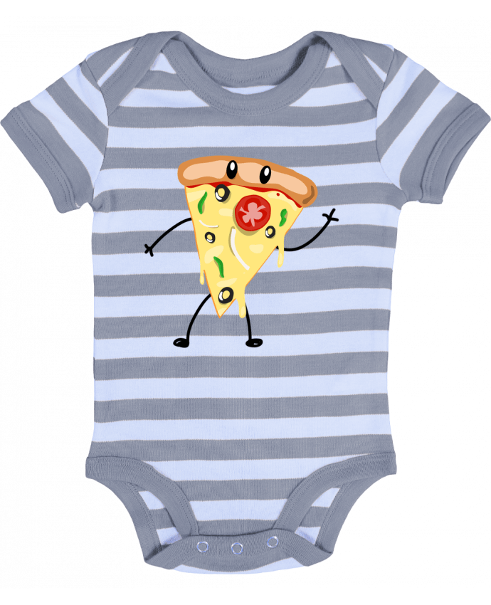 Baby Body striped Pizza guy - tunetoo