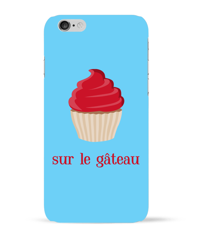 Case 3D iPhone 6 sur le gâteau by tunetoo