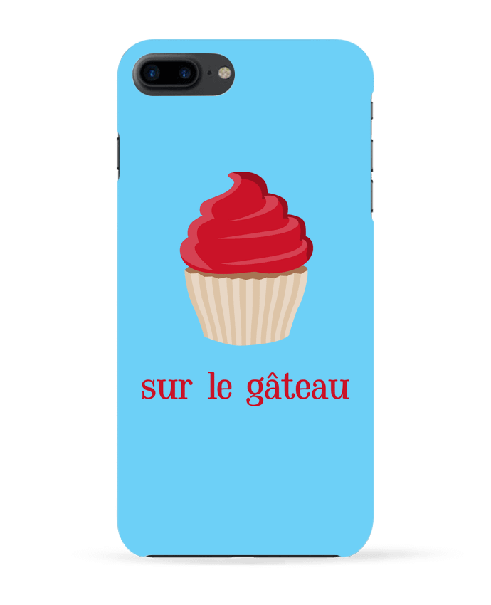 Case 3D iPhone 7+ sur le gâteau by tunetoo