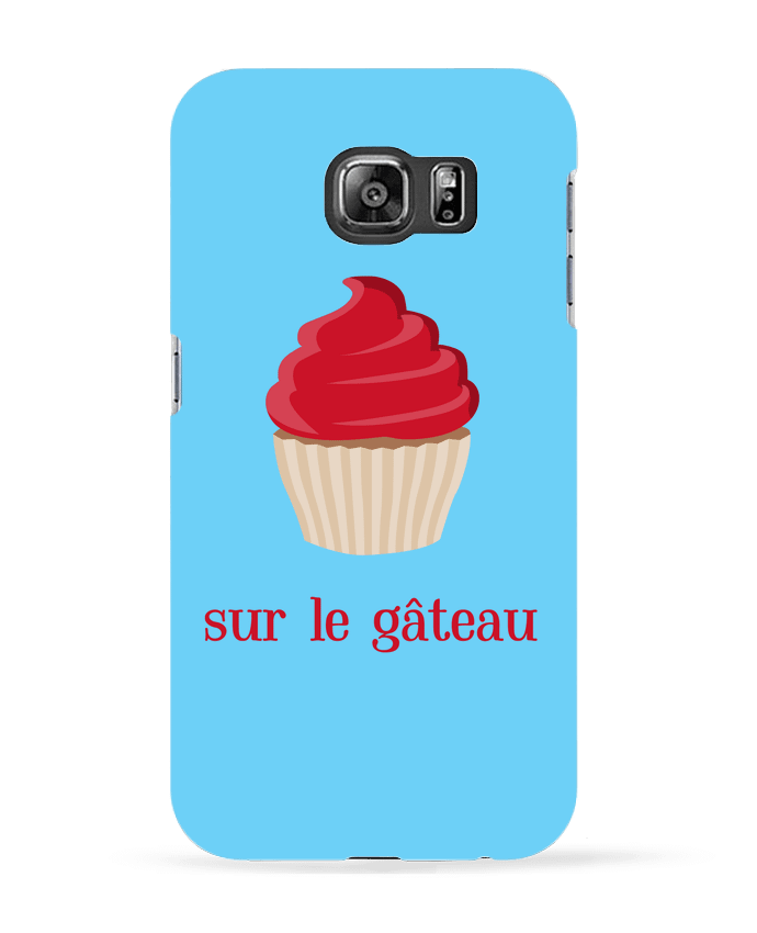 Case 3D Samsung Galaxy S6 sur le gâteau - tunetoo