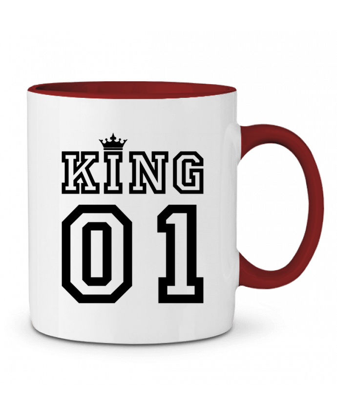 Two-tone Ceramic Mug King 01 tunetoo