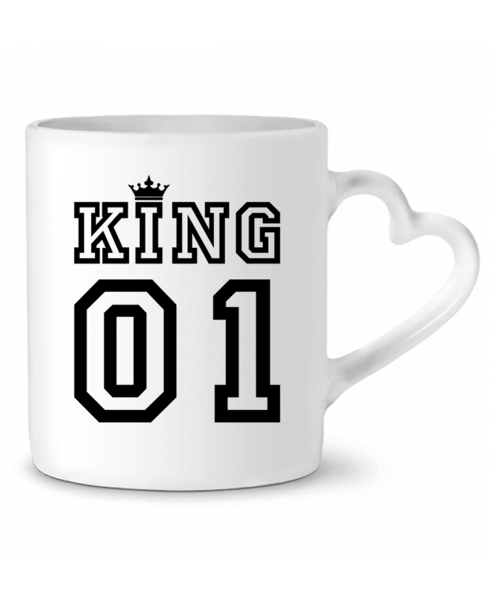 Mug coeur King 01 par tunetoo