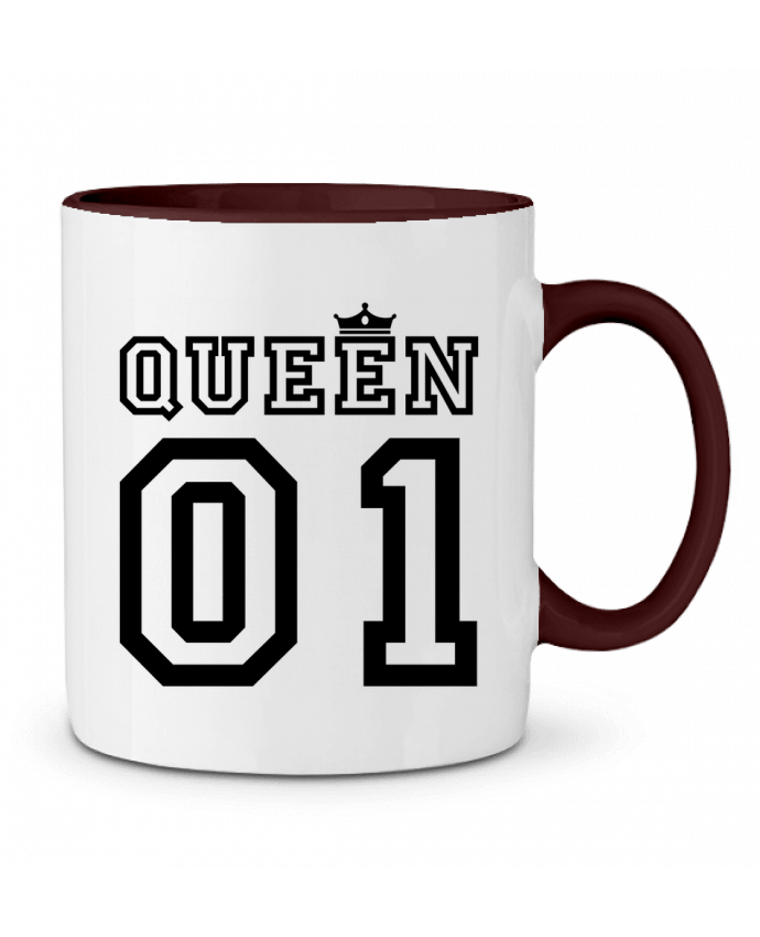Mug bicolore Queen 01 tunetoo