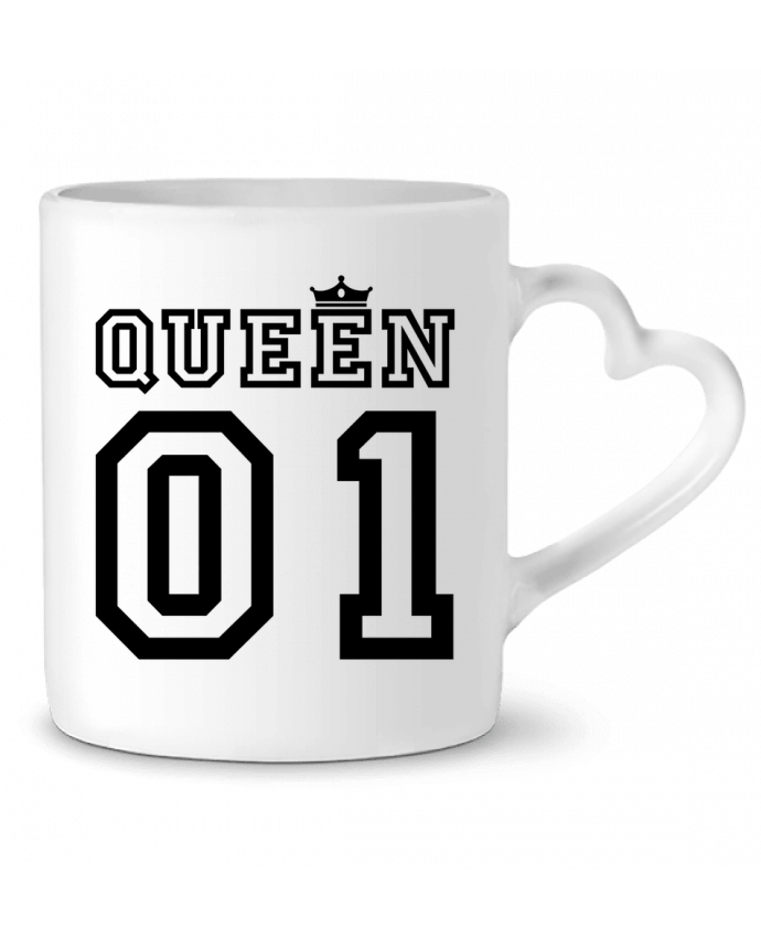 Mug coeur Queen 01 par tunetoo