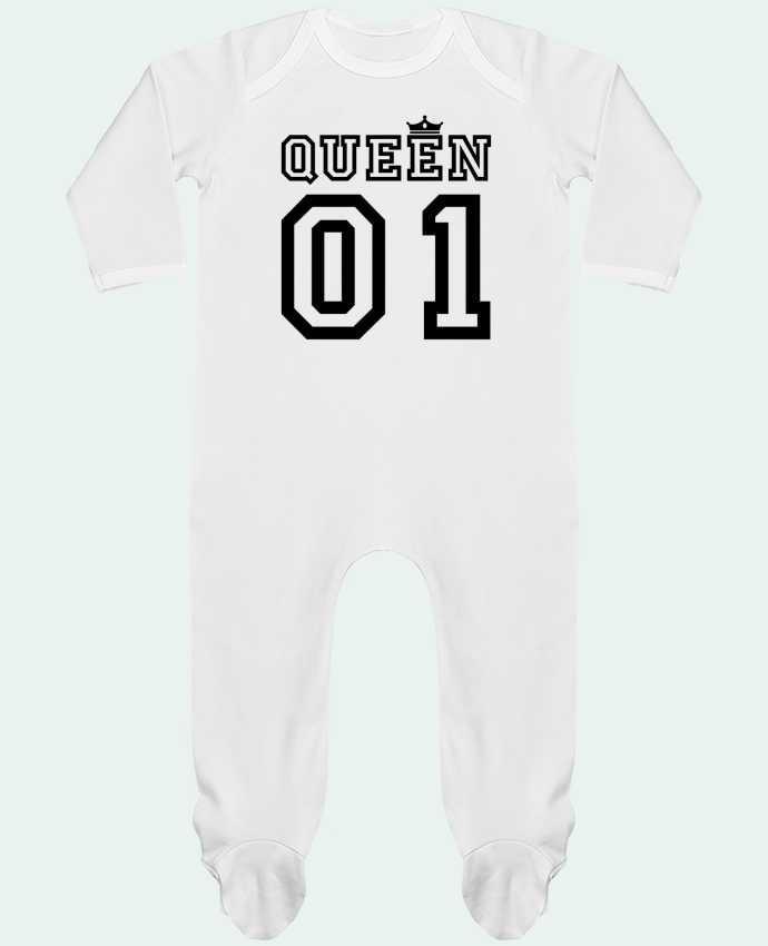 Baby Sleeper long sleeves Contrast Queen 01 by tunetoo