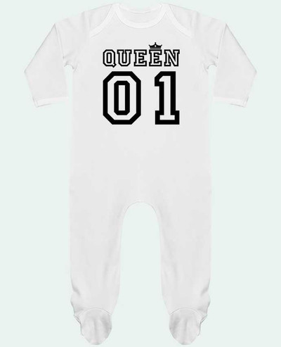 Body Pyjama Bébé Queen 01 par tunetoo