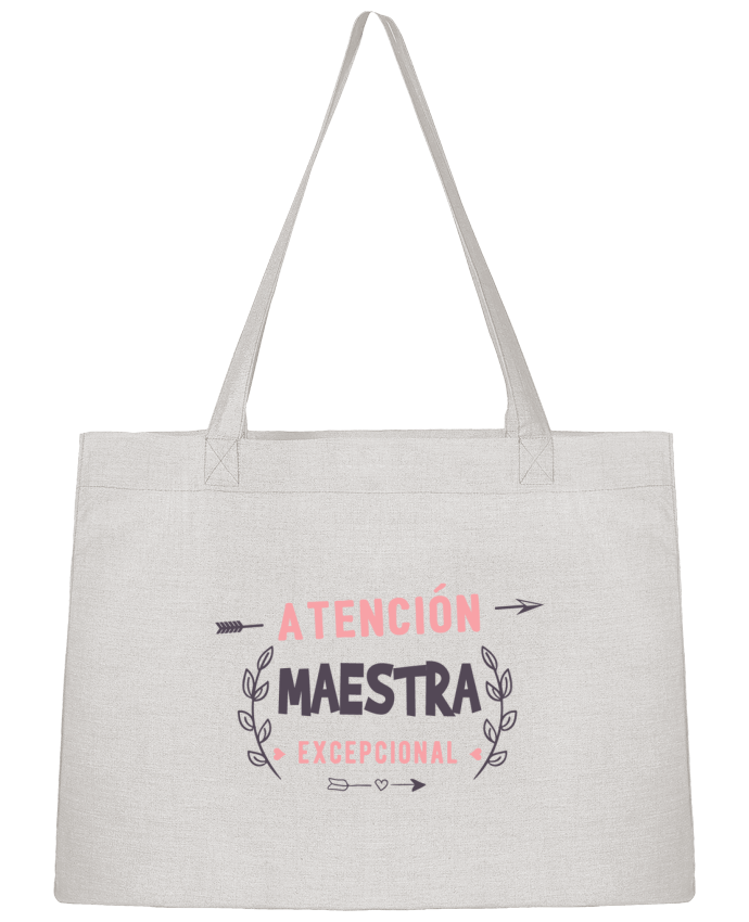 Shopping tote bag Stanley Stella Atención maestra exceptional by tunetoo