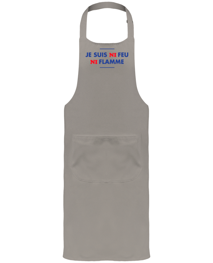 Garden or Sommelier Apron with Pocket Je suis ni feu ni flamme by tunetoo