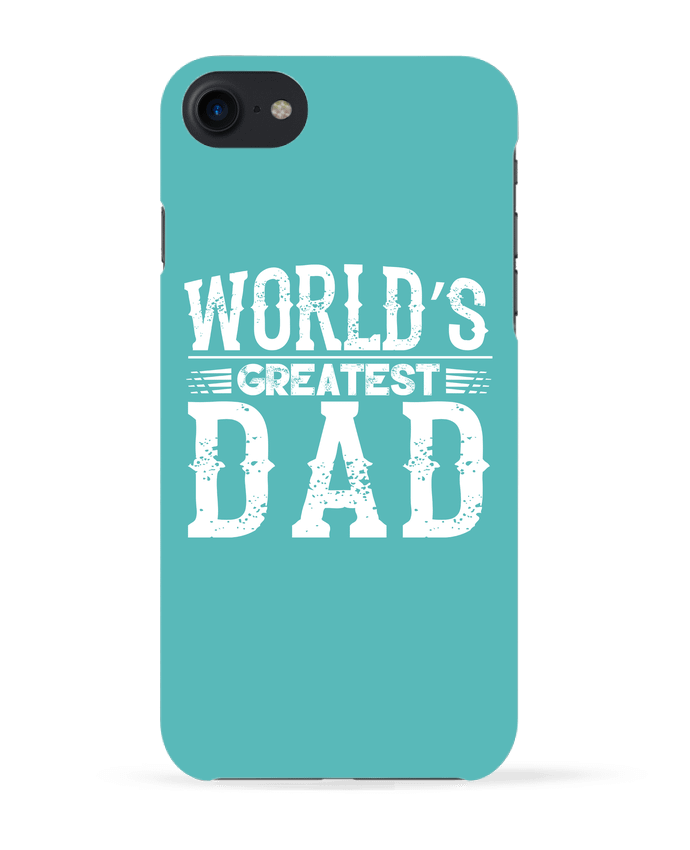 COQUE 3D Iphone 7 World's greatest dad de Original t-shirt