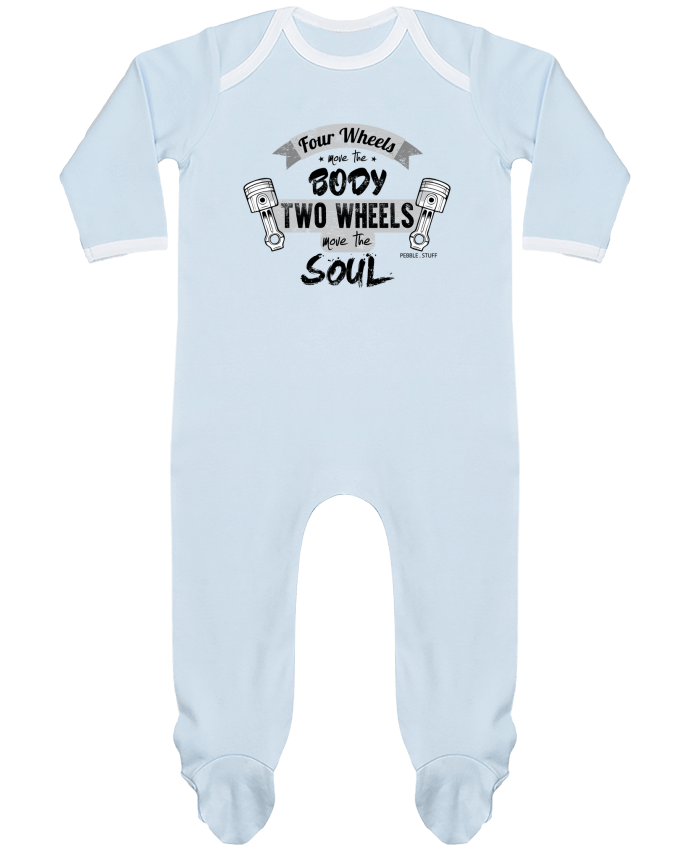 Body Pyjama Bébé Moto Wheels Life par Original t-shirt