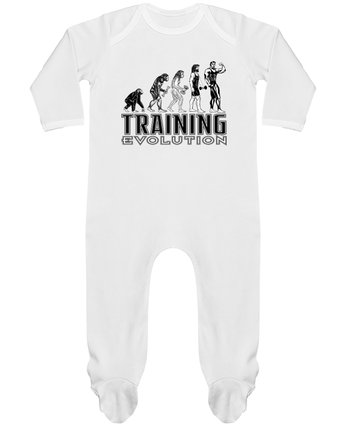 Pijama Bebé Manga Larga Contraste Training evolution por Original t-shirt