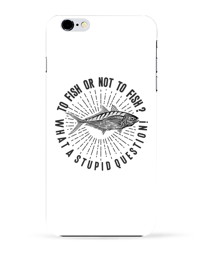 Case 3D iPhone 6+ Fishing Shakespeare Quote de Original t-shirt