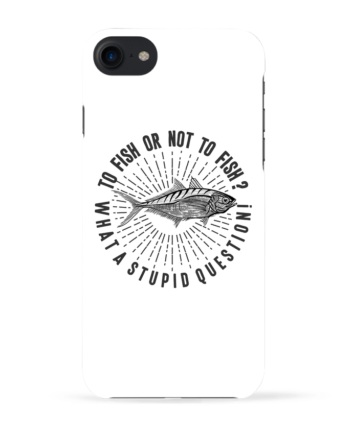 Case 3D iPhone 7 Fishing Shakespeare Quote de Original t-shirt