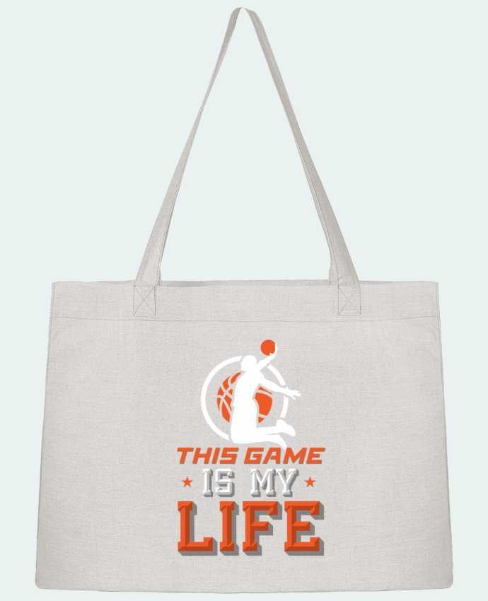 Shopping tote bag Stanley Stella Basketball Life by Original t-shirt