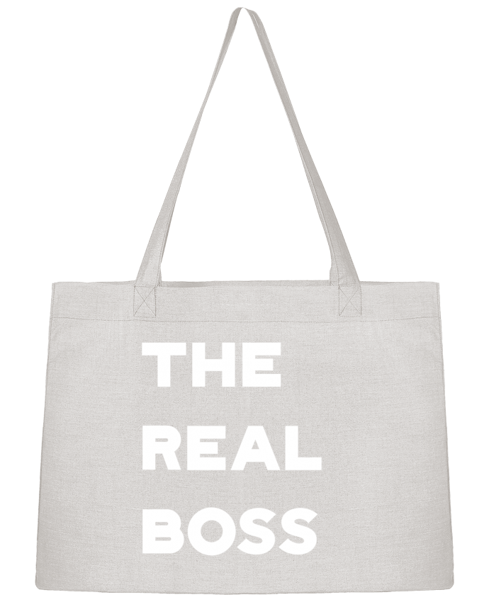 Shopping tote bag Stanley Stella The real boss by Original t-shirt