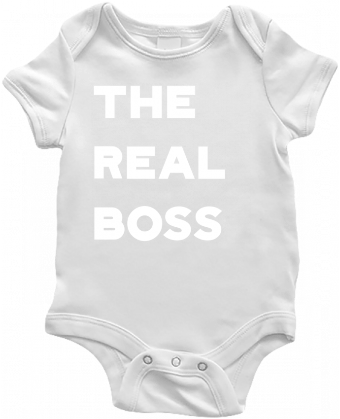 Body Bebé The real boss por Original t-shirt