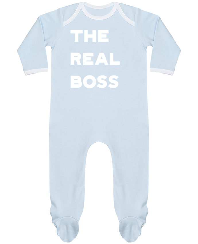 Body Pyjama Bébé The real boss par Original t-shirt