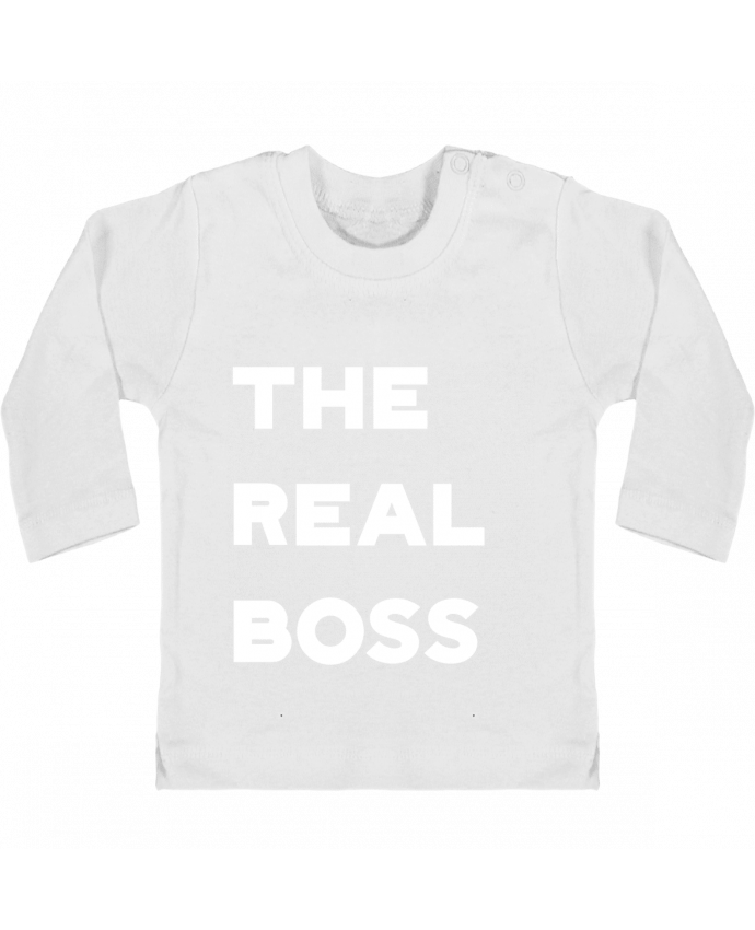 T-shirt bébé The real boss manches longues du designer Original t-shirt