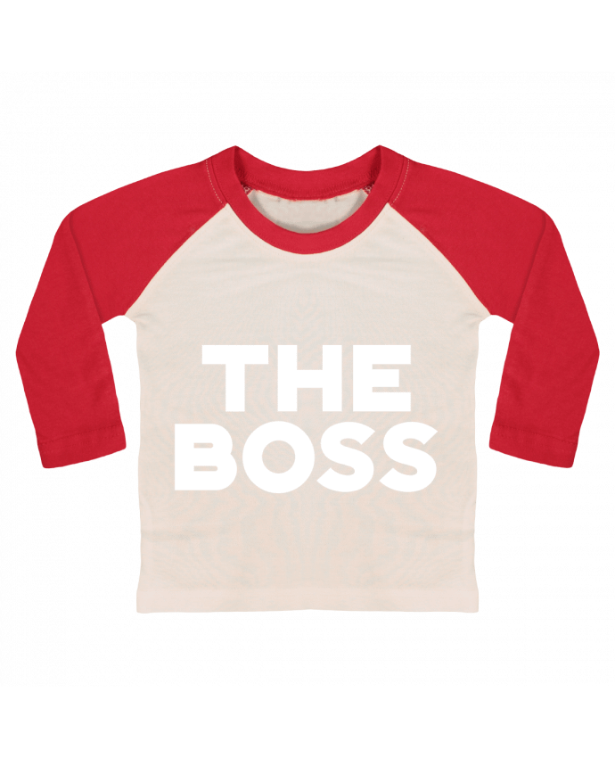 Tee-shirt Bébé Baseball ML The Boss par Original t-shirt