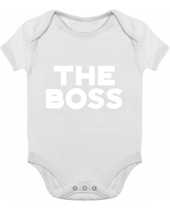 Body bébé manches contrastées The Boss par Original t-shirt