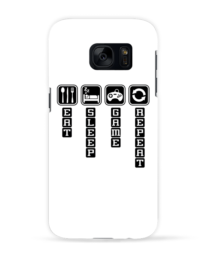 Case 3D Samsung Galaxy S7 Gamer life cycle by Original t-shirt