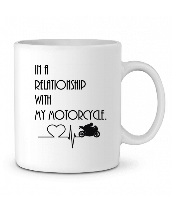 Ceramic Mug Motorcycle relationship by Original t-shirt