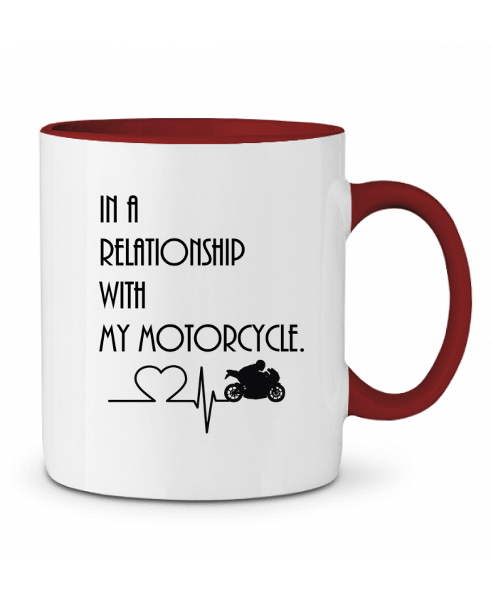 Mug bicolore Motorcycle relationship Original t-shirt