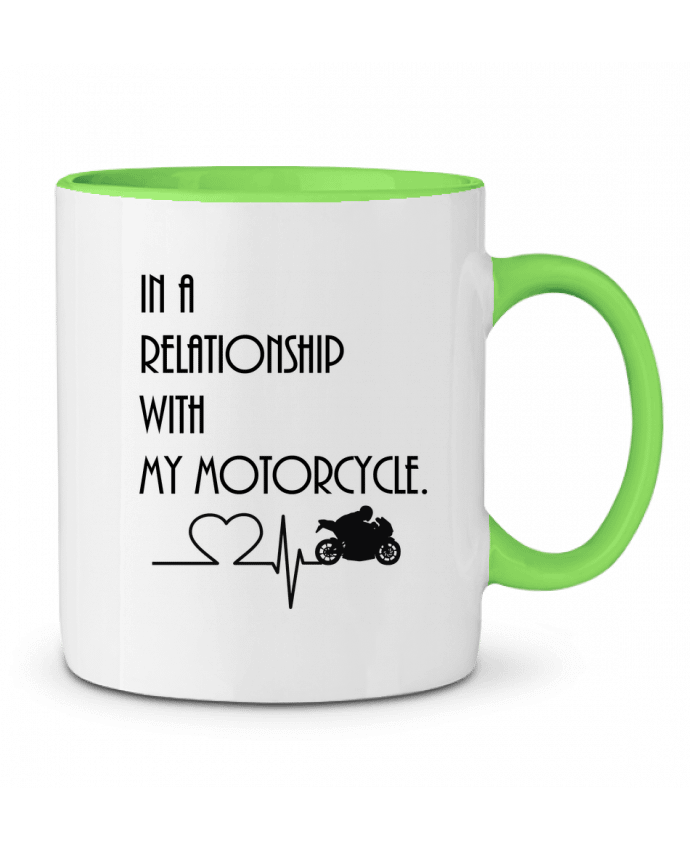 Taza Cerámica Bicolor Motorcycle relationship Original t-shirt