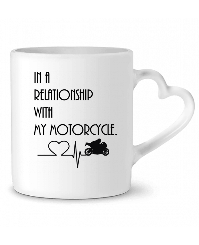 Taza Corazón Motorcycle relationship por Original t-shirt