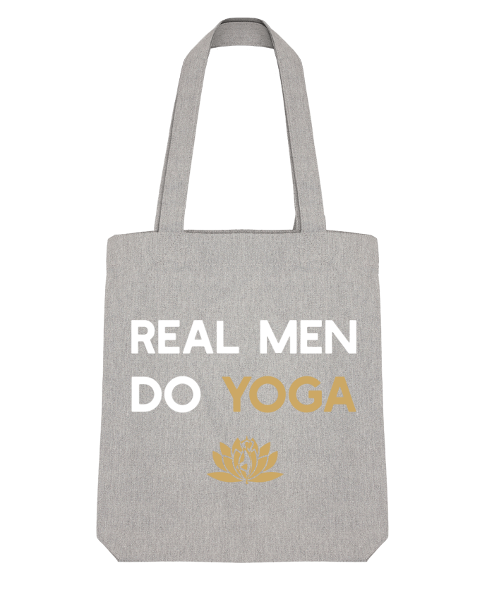 Tote Bag Stanley Stella Real men do yoga by Original t-shirt 