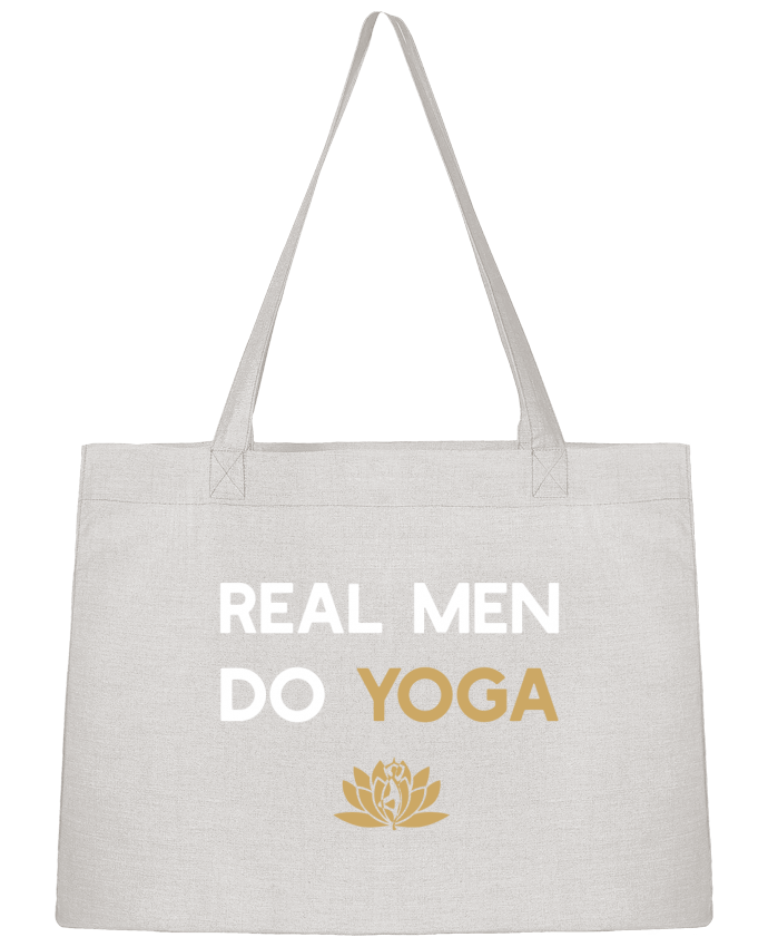 Sac Shopping Real men do yoga par Original t-shirt