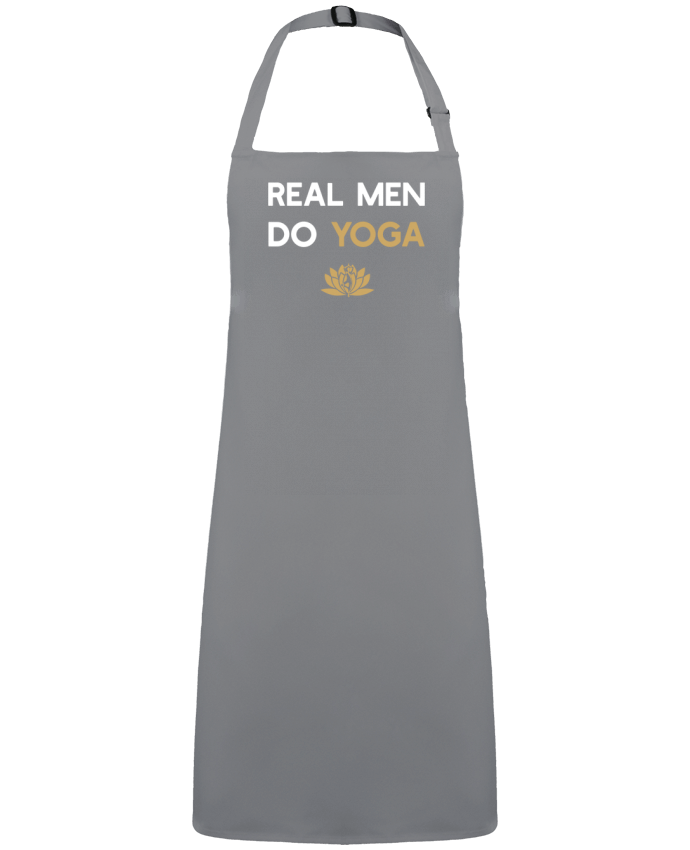 Delantal Sin Bolsillo Real men do yoga por  Original t-shirt