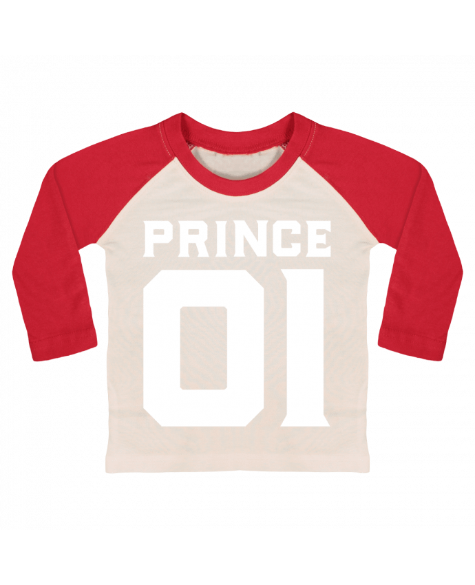 Tee-shirt Bébé Baseball ML Prince 01 par Original t-shirt