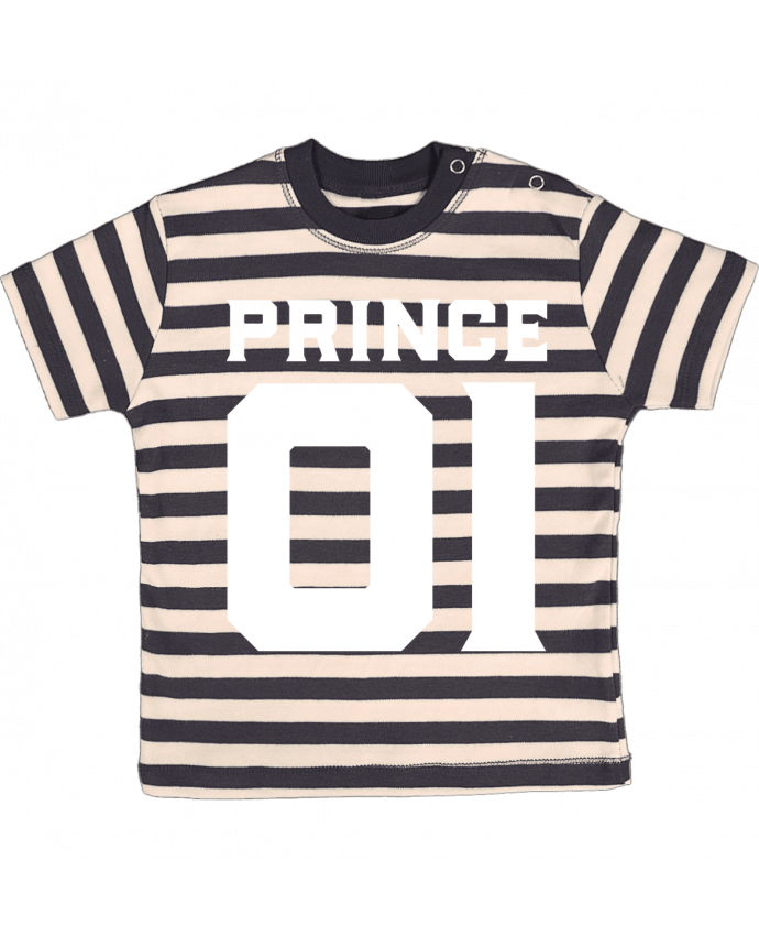 Tee-shirt bébé à rayures Prince 01 par Original t-shirt