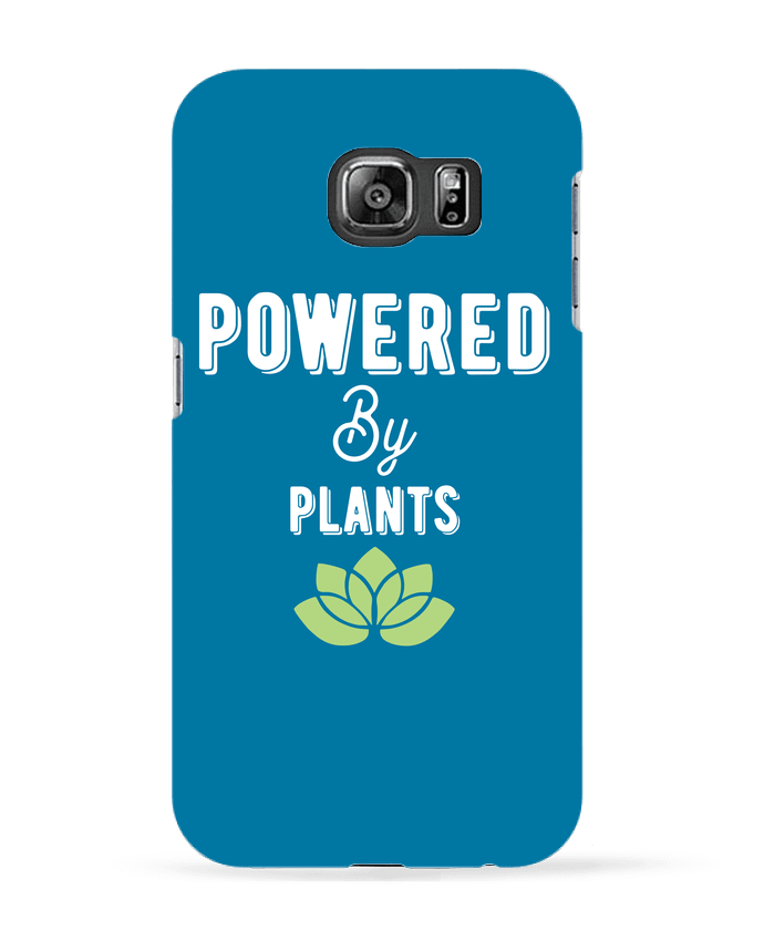 Coque Samsung Galaxy S6 Powered by plants - Original t-shirt