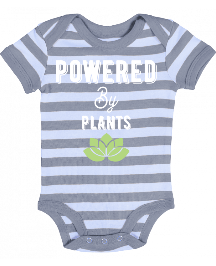 Body Bébé Rayé Powered by plants - Original t-shirt